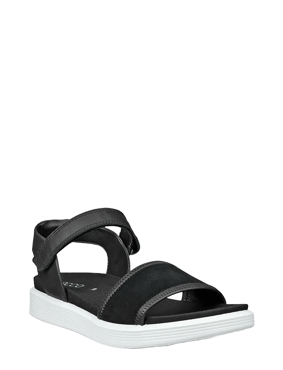 ECCO - SOFT SANDAL W - flache sandalen - black/black - 1