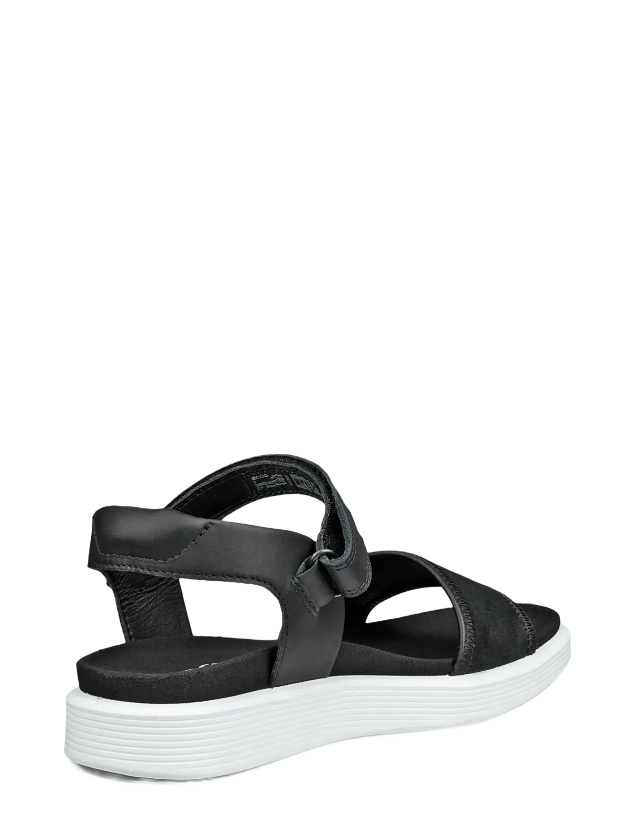 ECCO - SOFT SANDAL W - flat sandals - black/black - 3