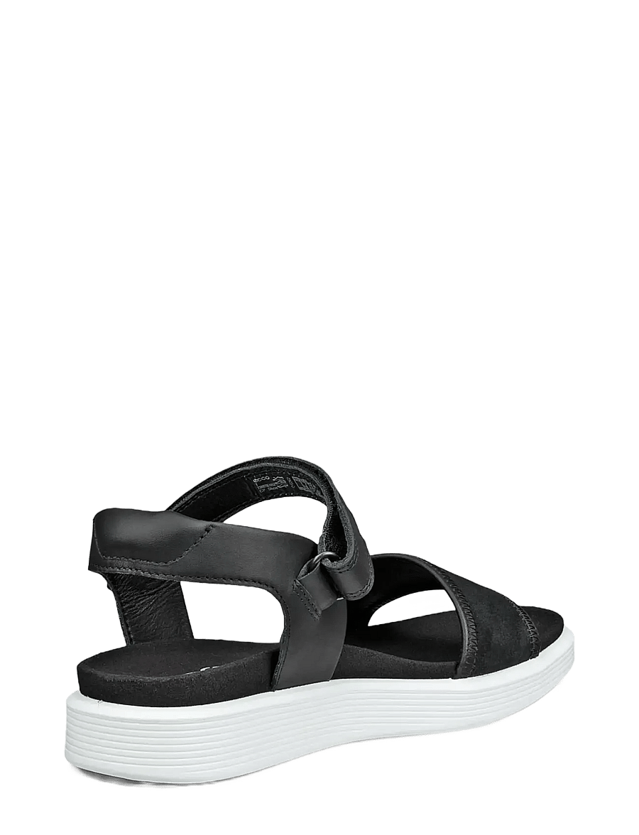 ECCO - SOFT SANDAL W - flache sandalen - black/black - 3