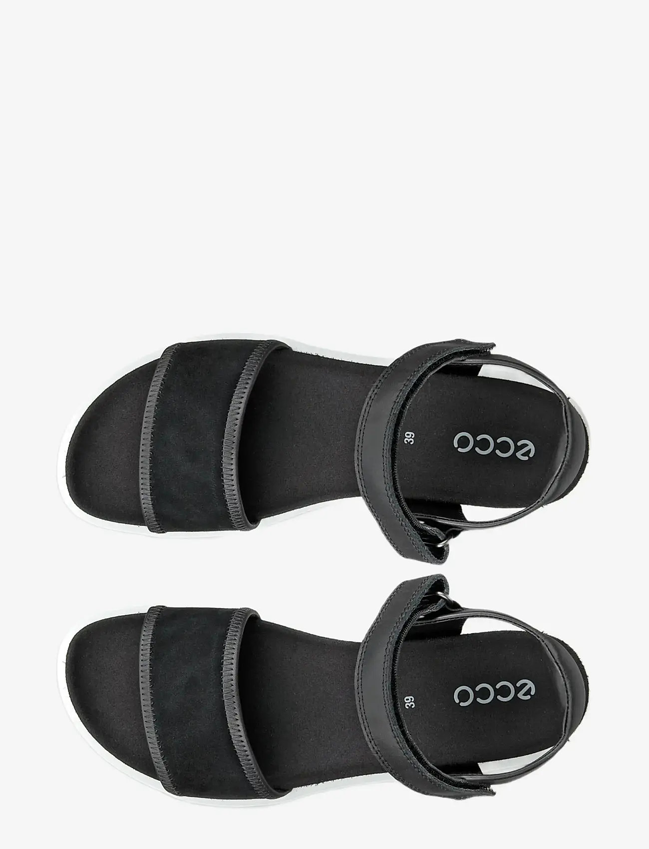 ECCO - SOFT SANDAL W - flache sandalen - black/black - 5