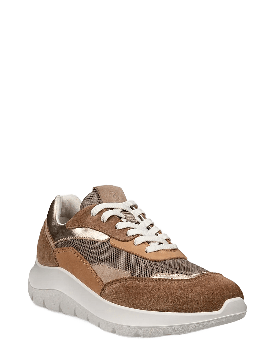 ECCO - VALERIE - platvormtossud - multicolor camel - 1