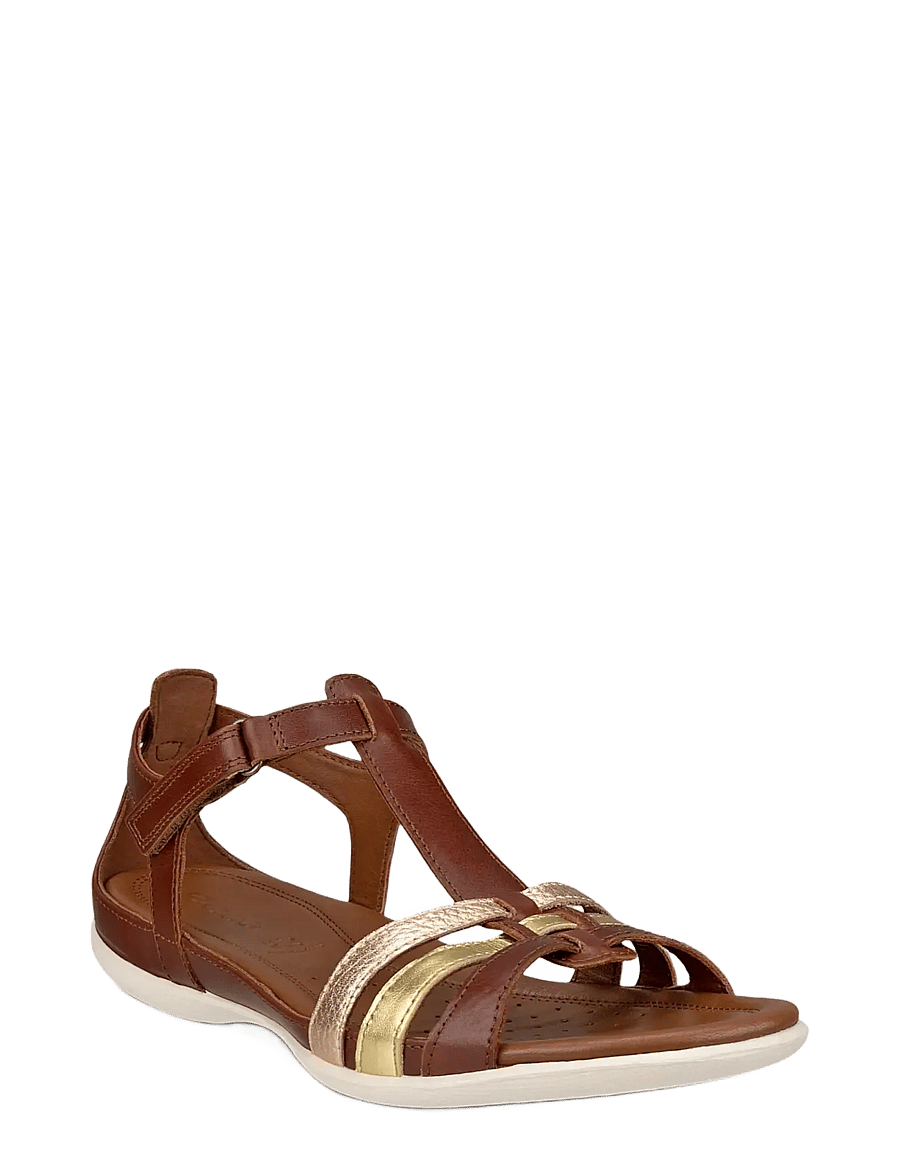 ECCO - FLASH - flade sandaler - mink/gold/hammered bronze - 0