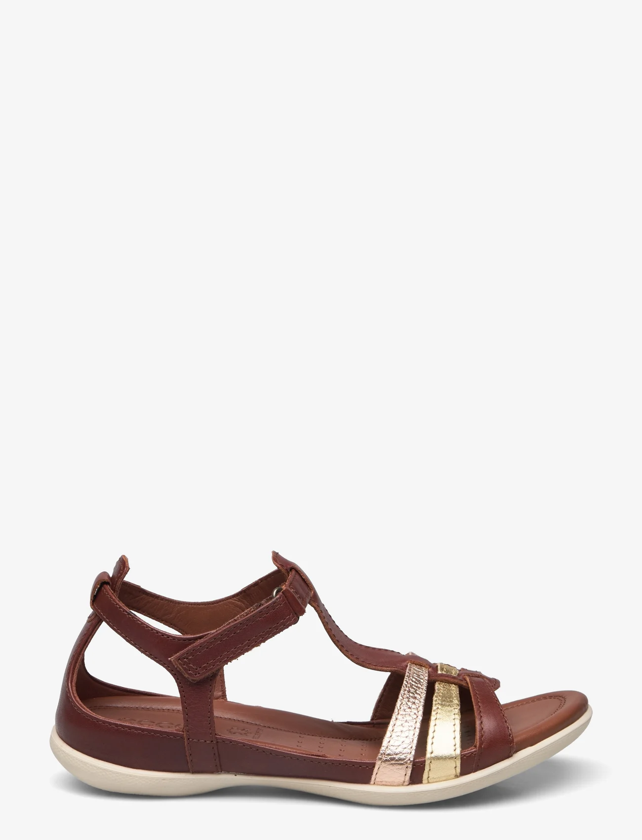 ECCO - FLASH - flat sandals - mink/gold/hammered bronze - 1
