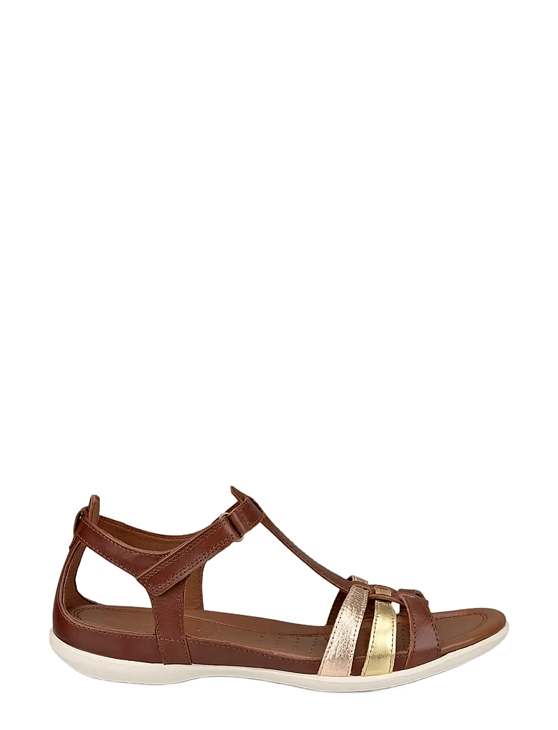 ECCO - FLASH - flache sandalen - mink/gold/hammered bronze - 1