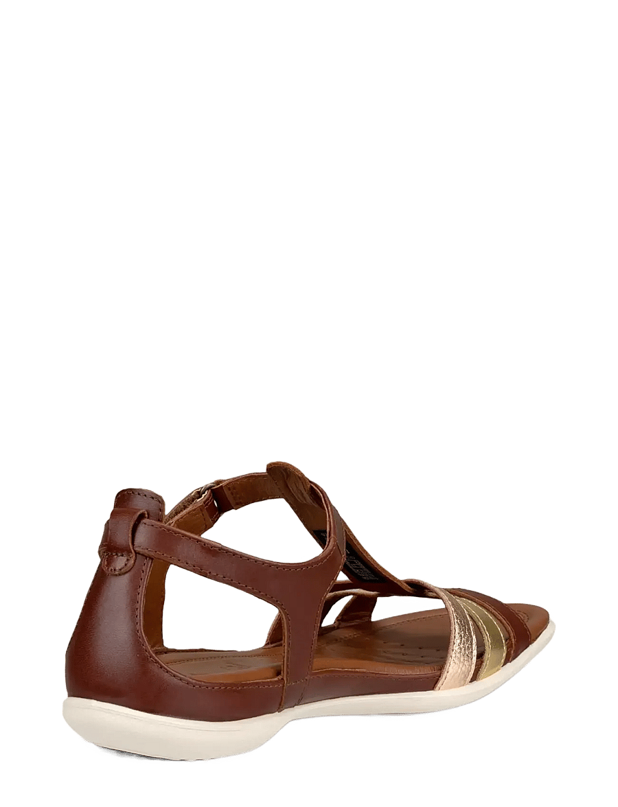 ECCO - FLASH - flade sandaler - mink/gold/hammered bronze - 2