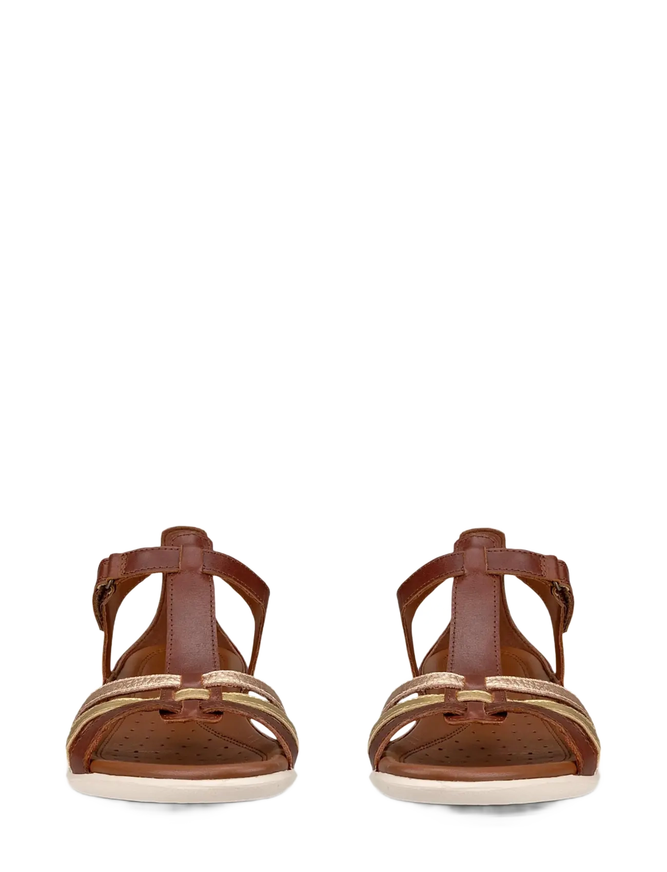 ECCO - FLASH - flade sandaler - mink/gold/hammered bronze - 4