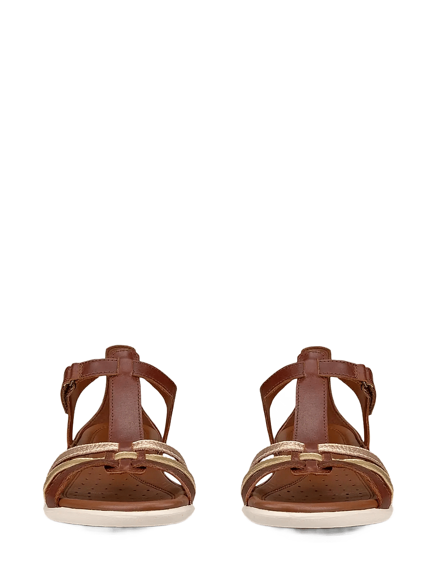 ECCO - FLASH - flade sandaler - mink/gold/hammered bronze - 4