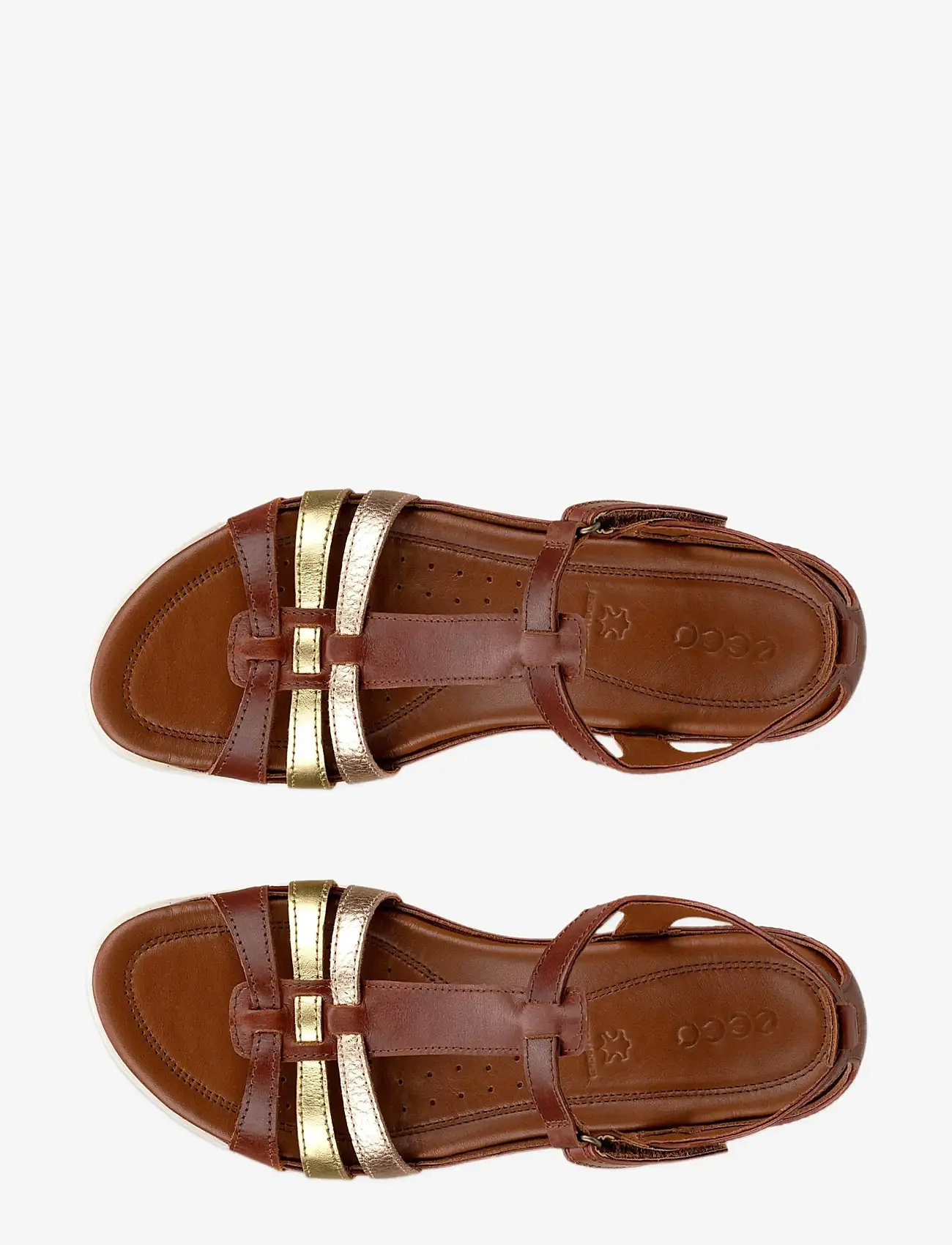 ECCO - FLASH - kontsata sandaalid - mink/gold/hammered bronze - 5
