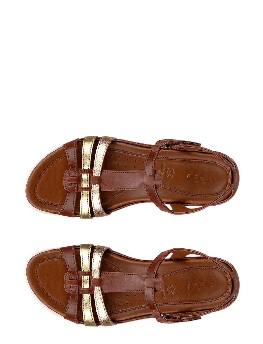ECCO - FLASH - flade sandaler - mink/gold/hammered bronze - 5