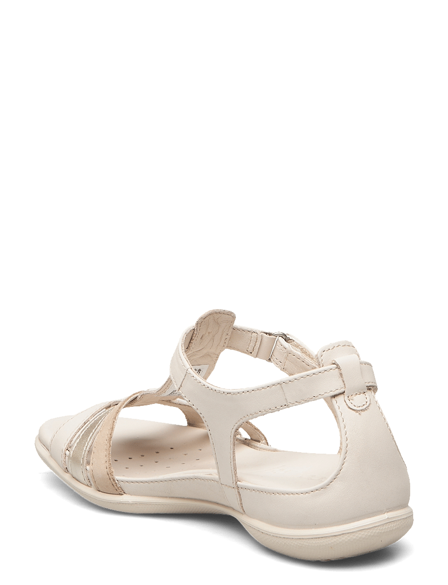 ECCO - FLASH - zempapēžu sandales - limestone/pure white gold/beige - 2