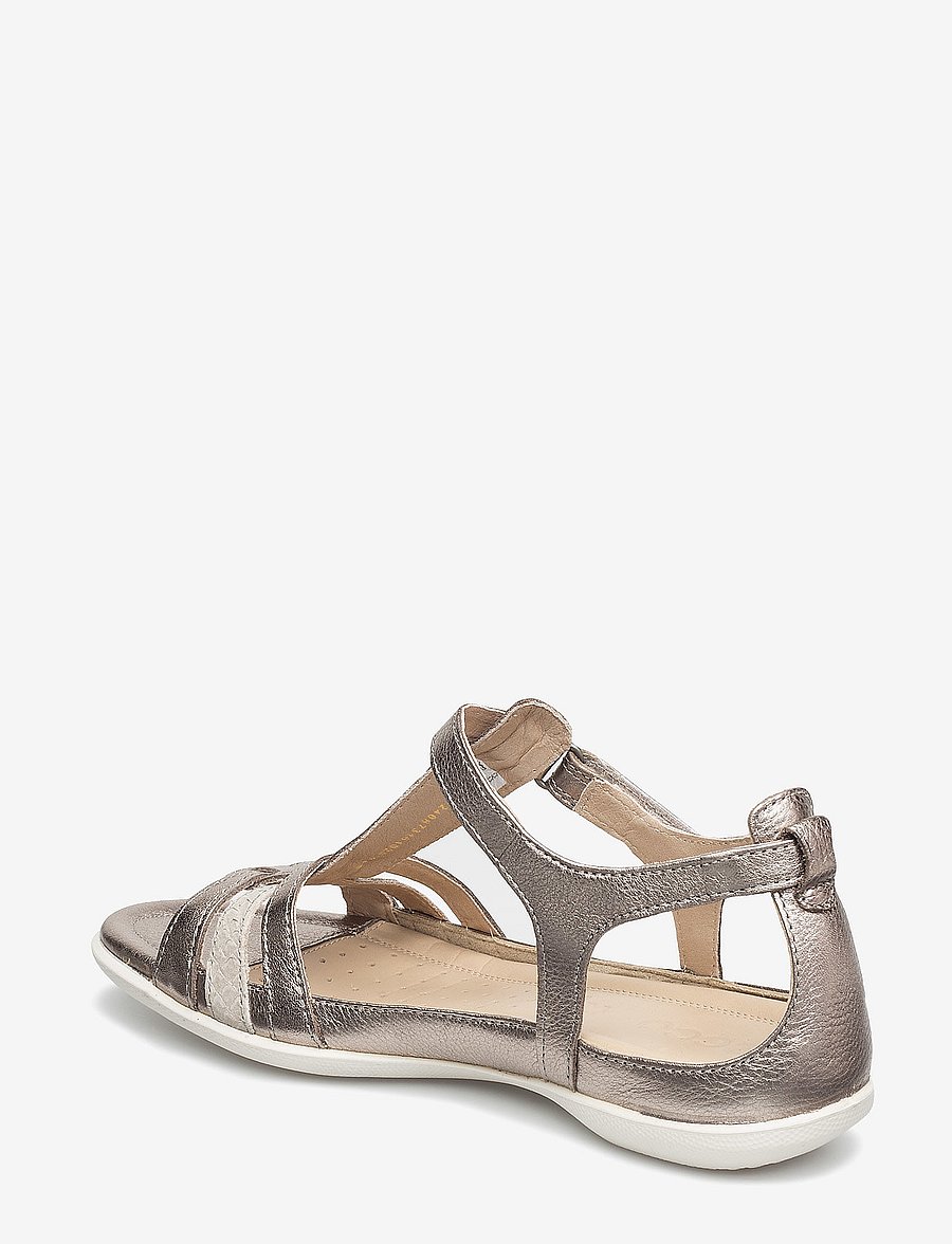 ECCO - FLASH - płaskie sandały - warm grey metallic/moon rock - 2