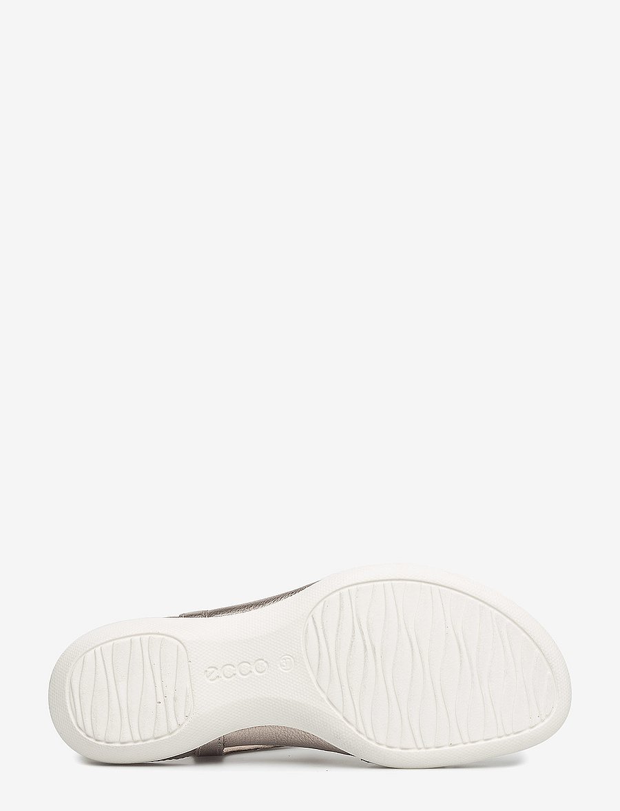 ECCO - FLASH - płaskie sandały - warm grey metallic/moon rock - 4