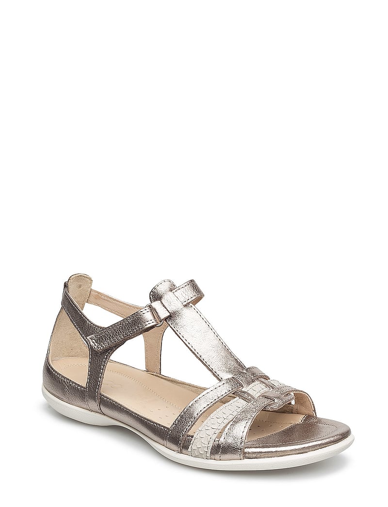 ECCO - FLASH - platta sandaler - warm grey metallic/moon rock - 5