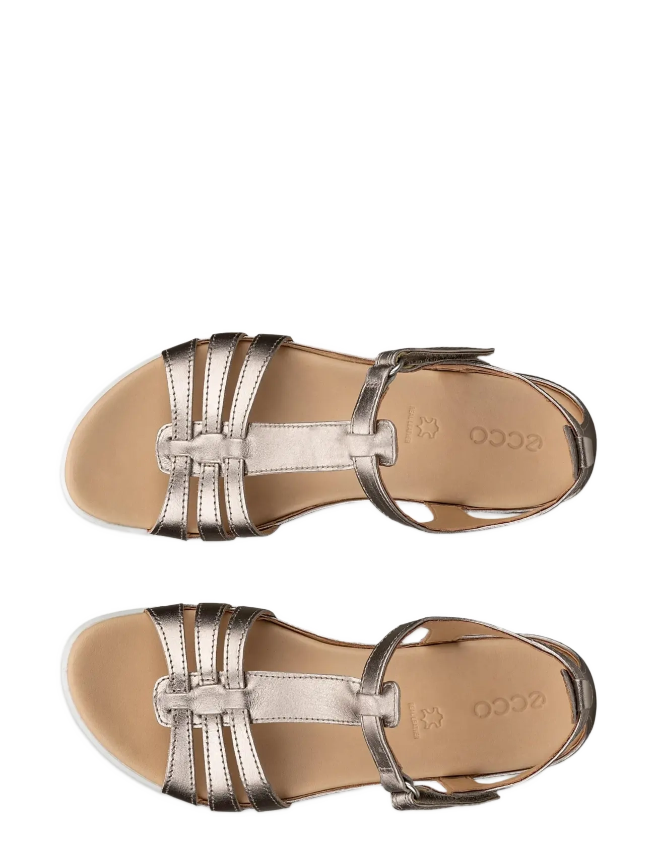ECCO - FLASH - lygiapadės basutės - pure cashmere - 4