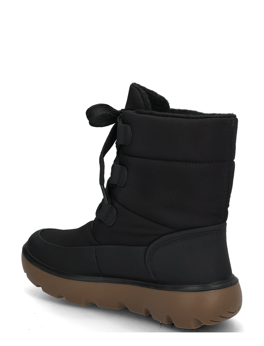 ECCO - GLACIA - flache stiefeletten - black/black - 1