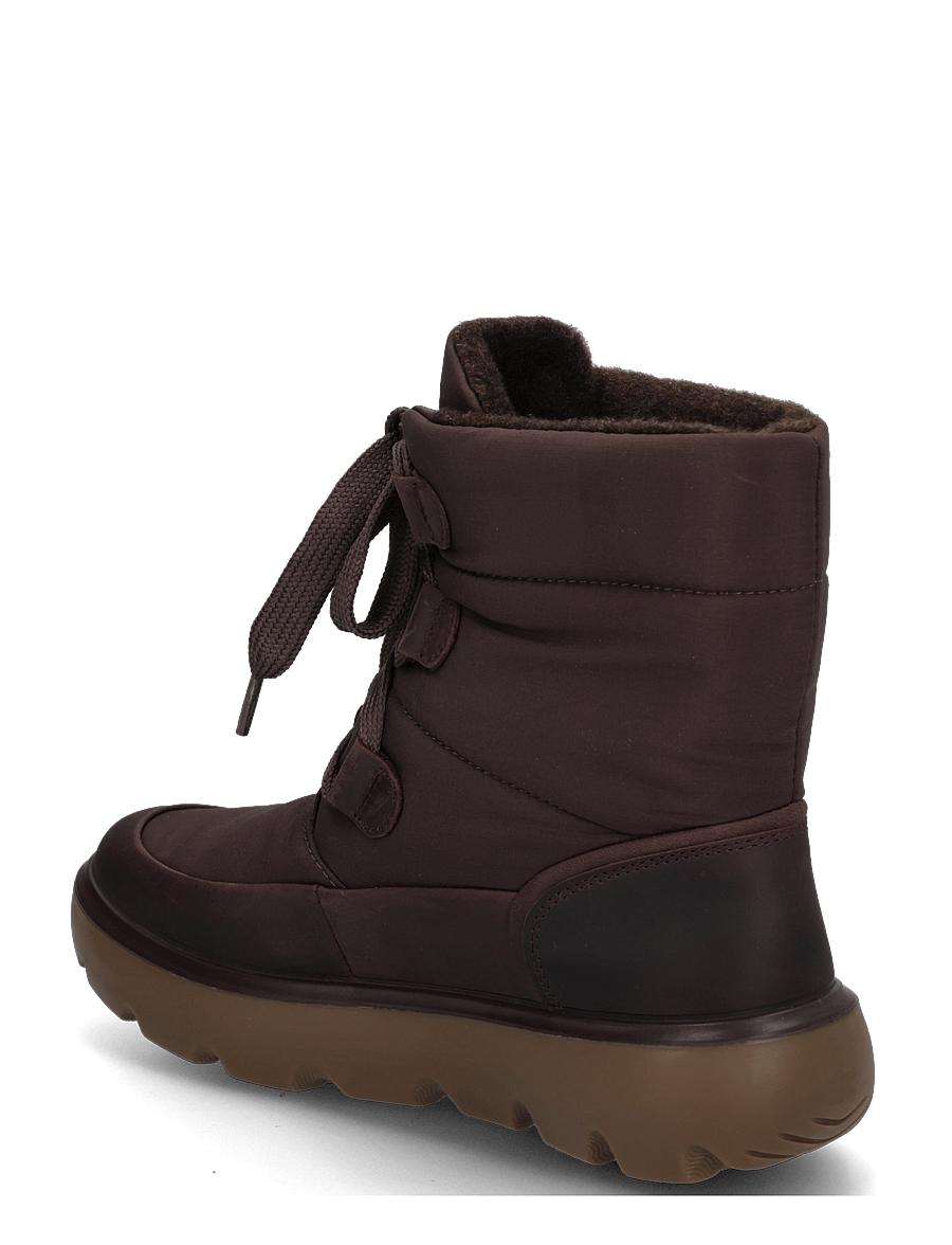ECCO - GLACIA - flade ankelstøvler - garnet/garnet - 1