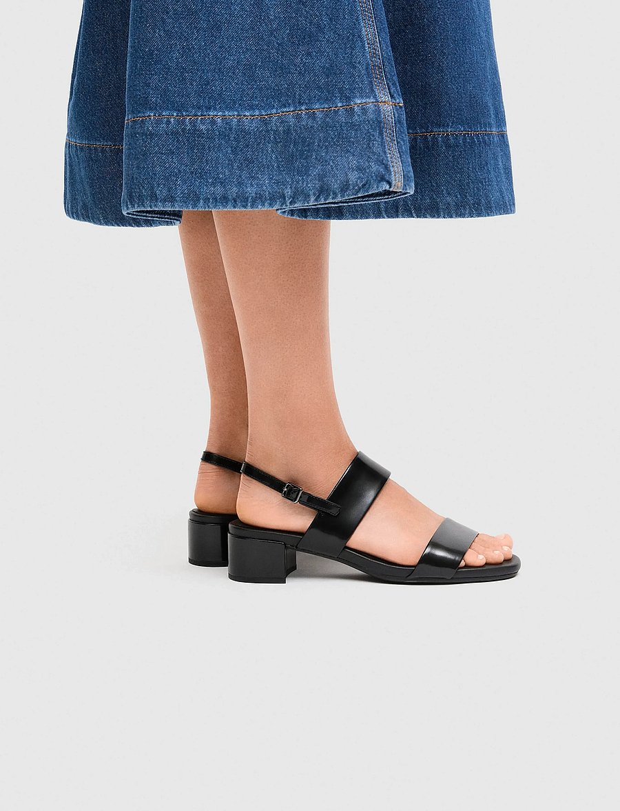 ECCO - LIVA SANDAL 35 - sandały na obcasie - black - 0