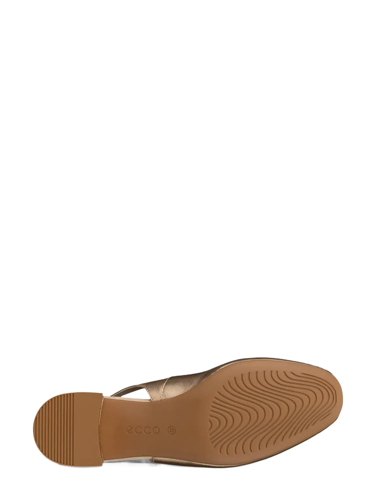 ECCO - LIVA 35 - slingbacks med hæle - nature foil - 4