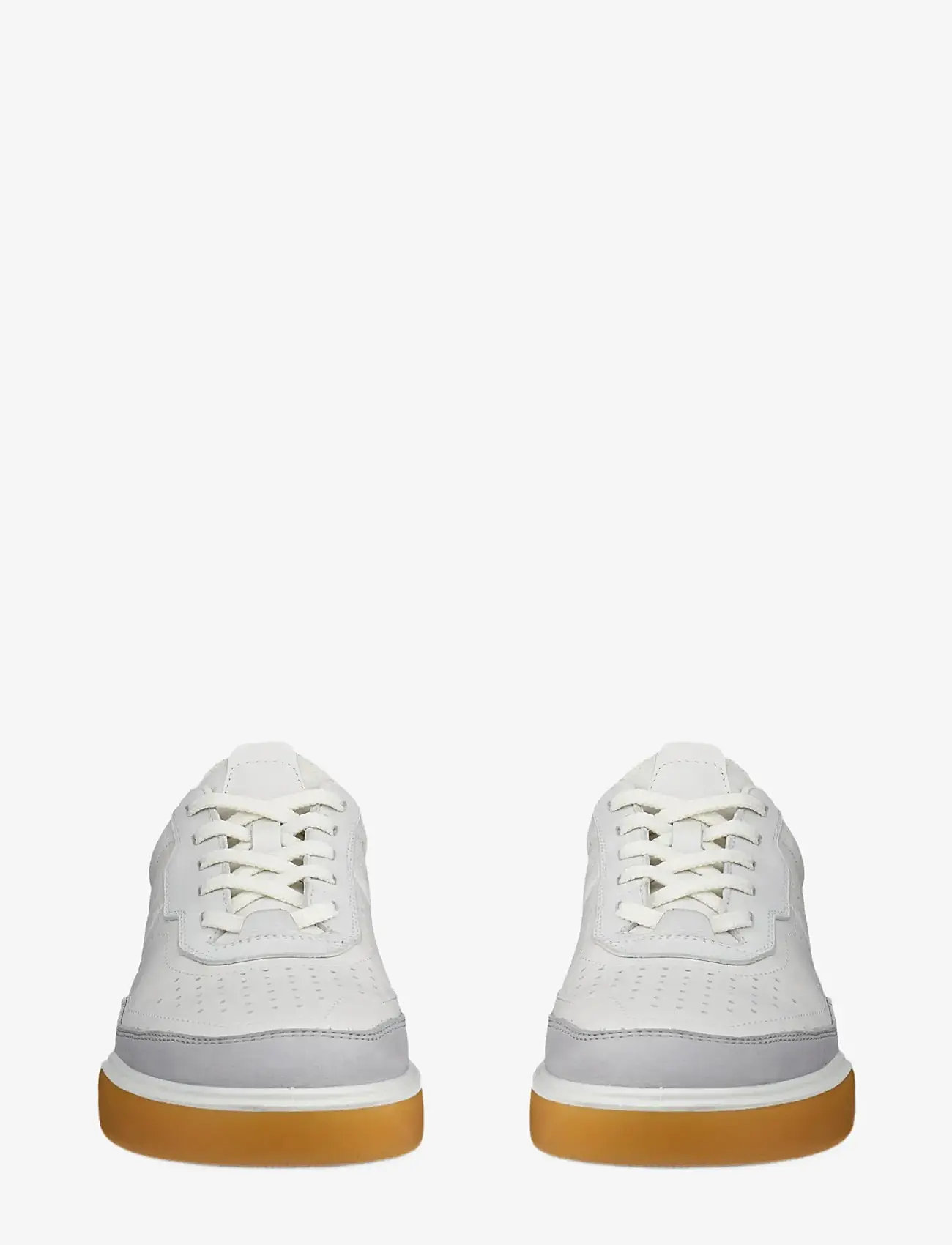 ECCO - STREET COURT W - niedrige sneakers - concrete/white/shadow white/pure silver - 5