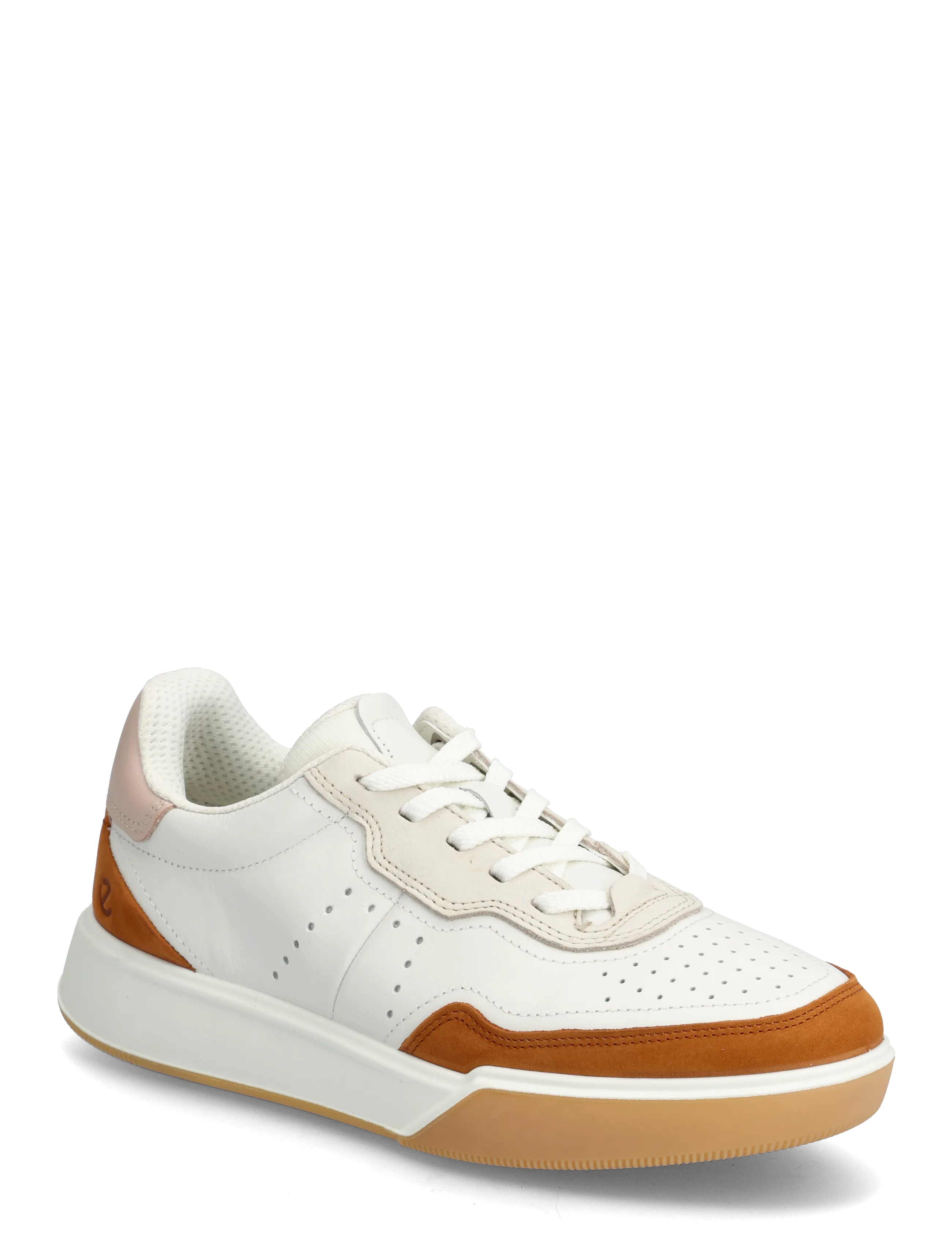 ECCO STREET COURT W - Laisvalaikio batai žemu aulu - AMBER/WHITE/LIMESTONE/ROSE DUST / cream