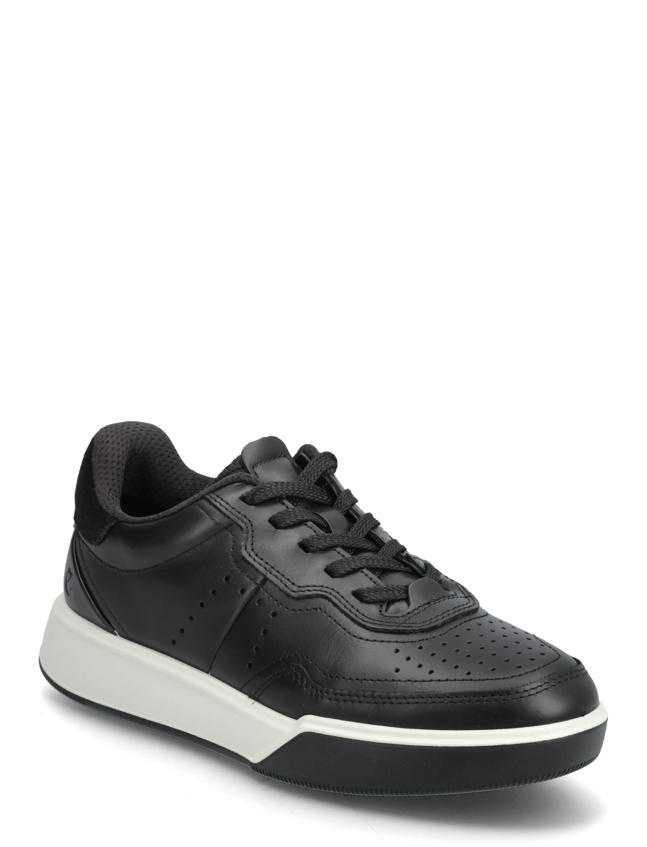 ECCO STREET COURT W - Lave sneakers - BLACK/BLACK / black