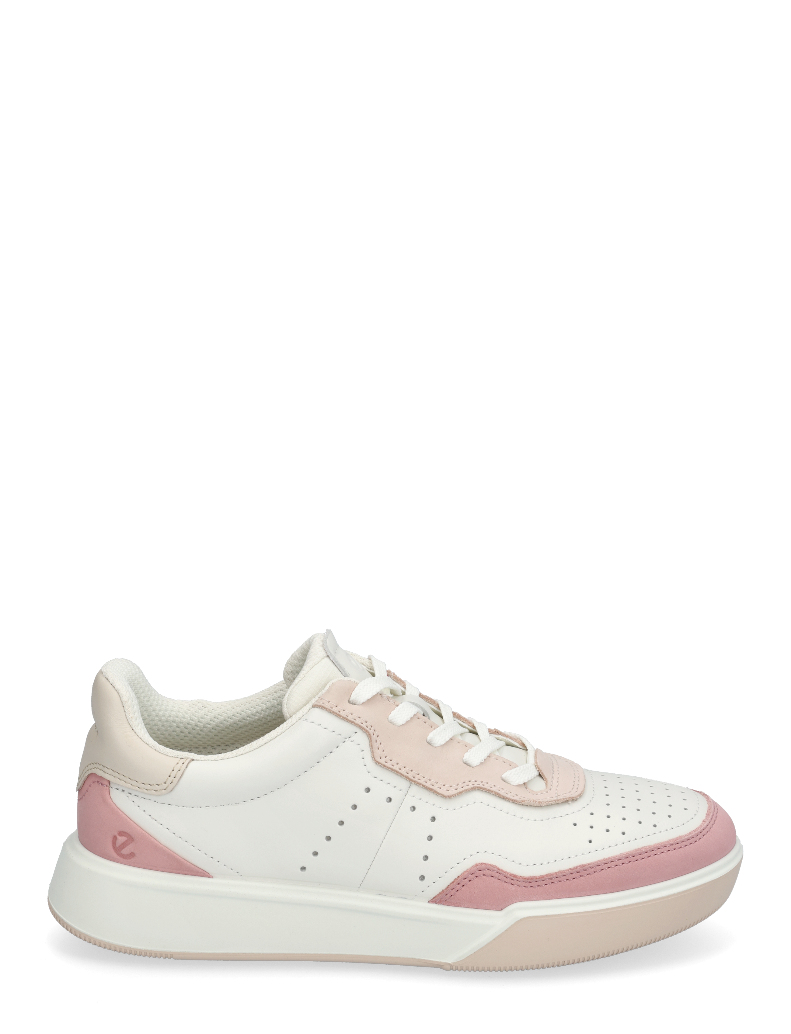 ECCO - STREET COURT W - lave sneakers - old rose/white/rose dust - 1