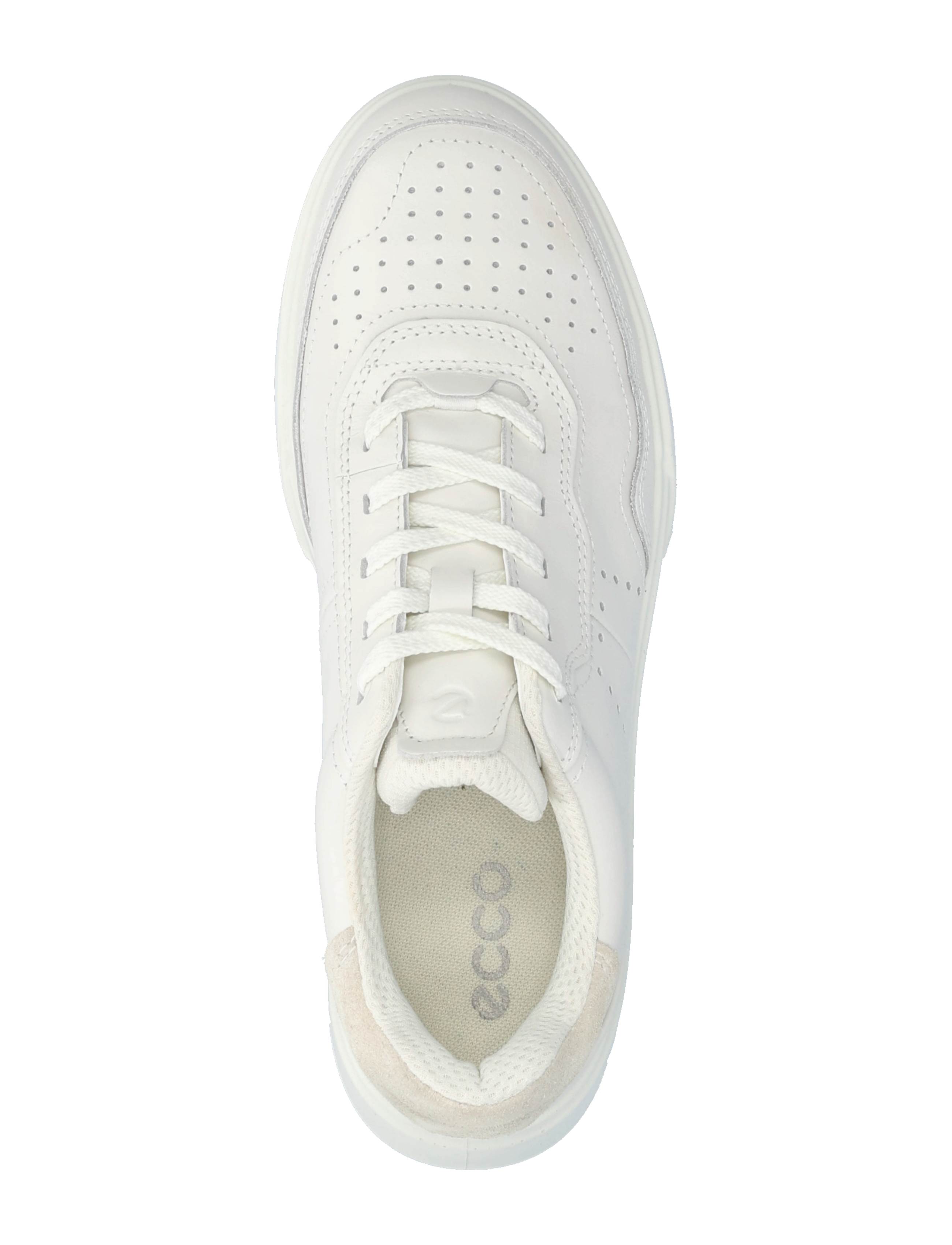 ECCO - STREET COURT W - kristības - white/shadow white - 3