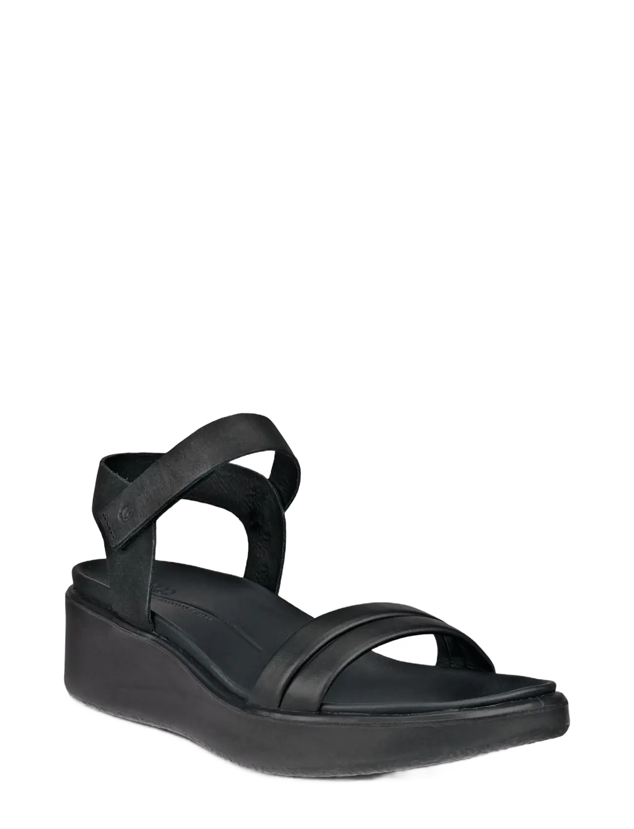 ECCO Flowt Wedge Lx W, Kvinder, Kilehæl Sandal, Sort, Str: 39