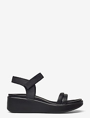 ECCO - FLOWT WEDGE LX W - flat sandals - black/black - 1