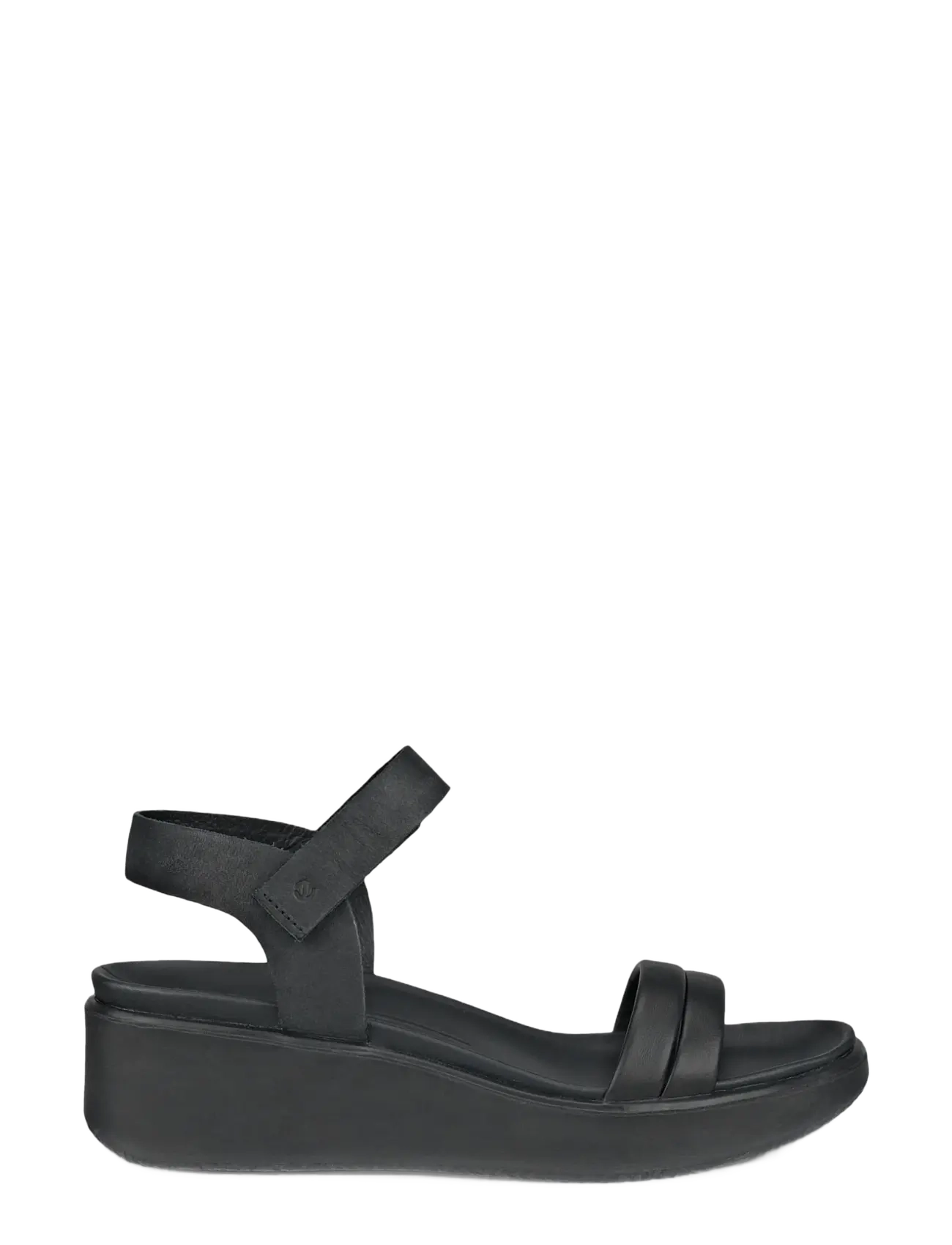 ECCO - FLOWT WEDGE LX W - flache sandalen - black/black - 1