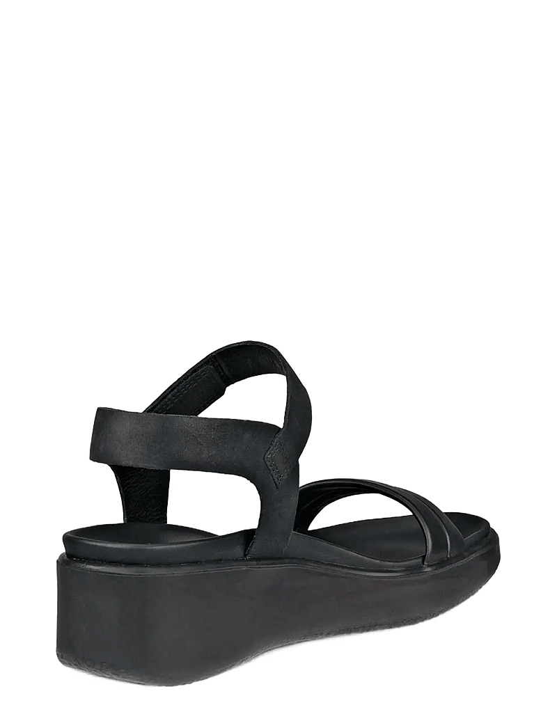 ECCO - FLOWT WEDGE LX W - flache sandalen - black/black - 2