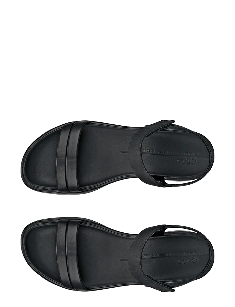 ECCO - FLOWT WEDGE LX W - flache sandalen - black/black - 5