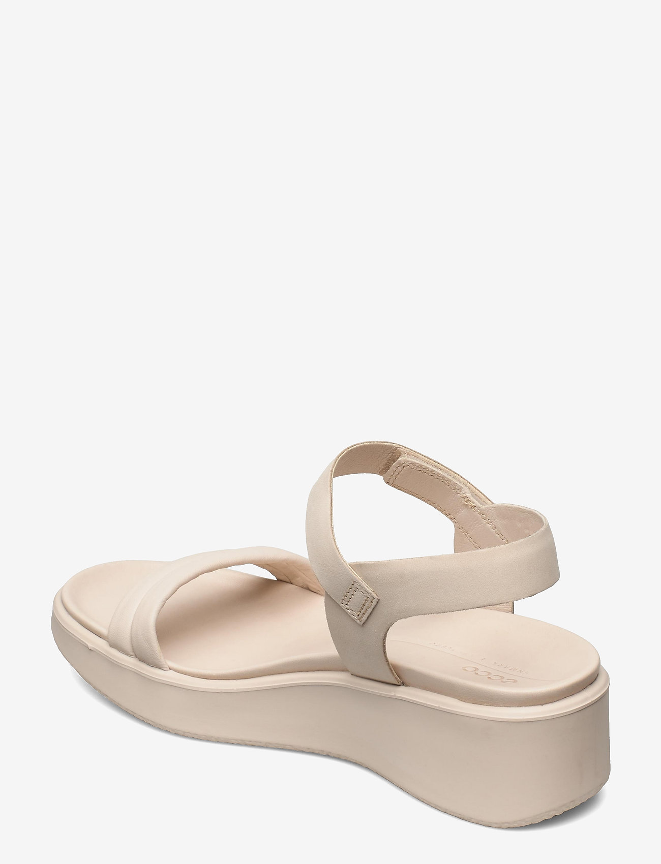 ECCO - FLOWT WEDGE LX W - platta sandaler - limestone/limestone - 2