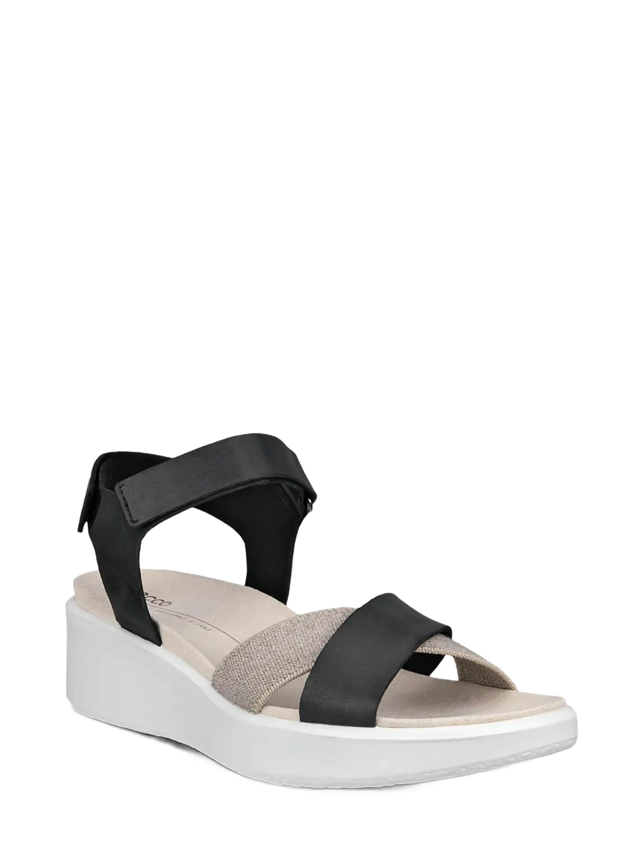 ECCO Flowt Wedge Lx W, Kvinder, Kilehæl Sandal, Sort, Str: 41