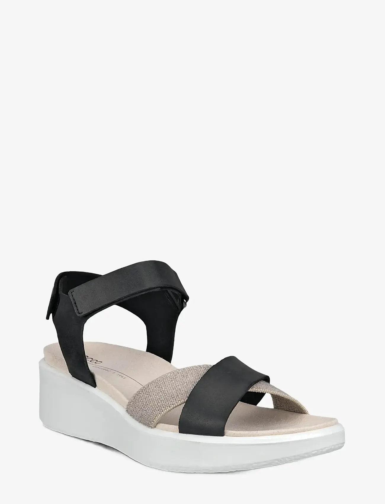 ECCO - FLOWT WEDGE LX W - platformsandaler - black - 0