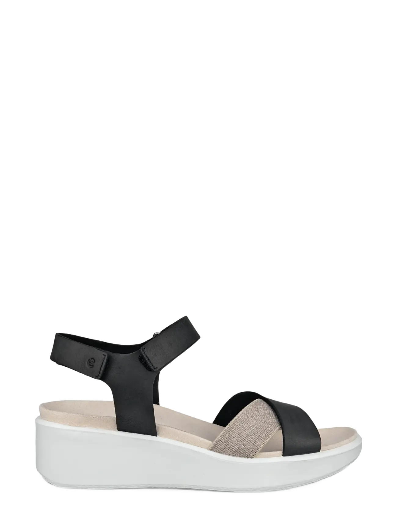 ECCO - FLOWT WEDGE LX W - plateau-sandalen - black - 1