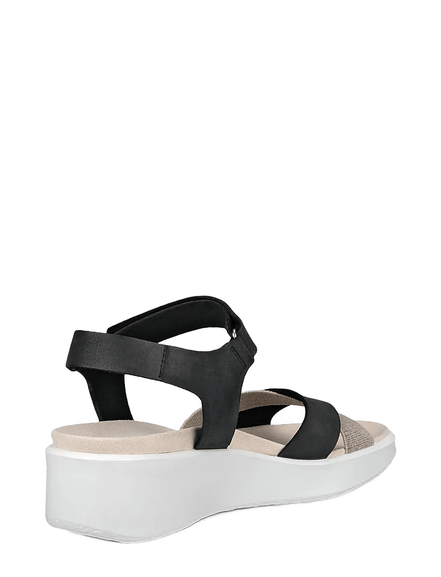 ECCO - FLOWT WEDGE LX W - plateau-sandalen - black - 2