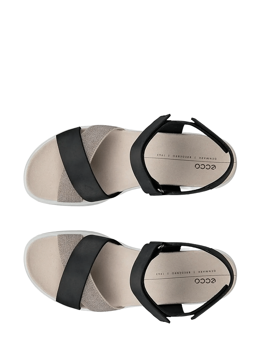 ECCO - FLOWT WEDGE LX W - plateau-sandalen - black - 5