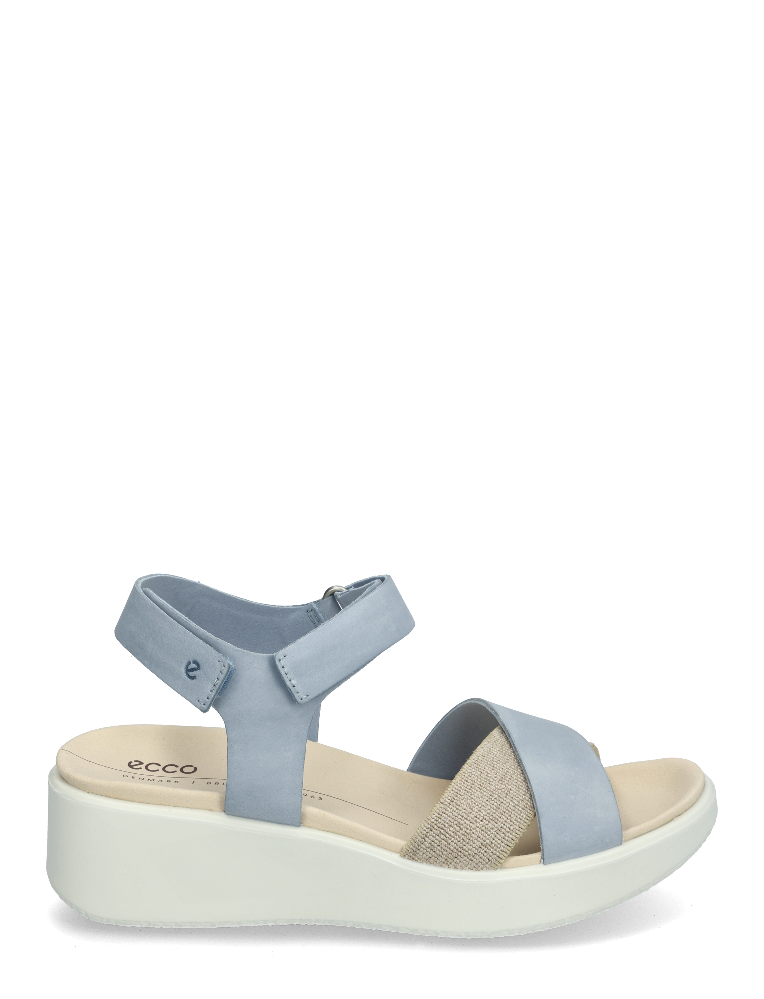 ECCO - FLOWT WEDGE LX W - platformsandaler - dusty blue - 1
