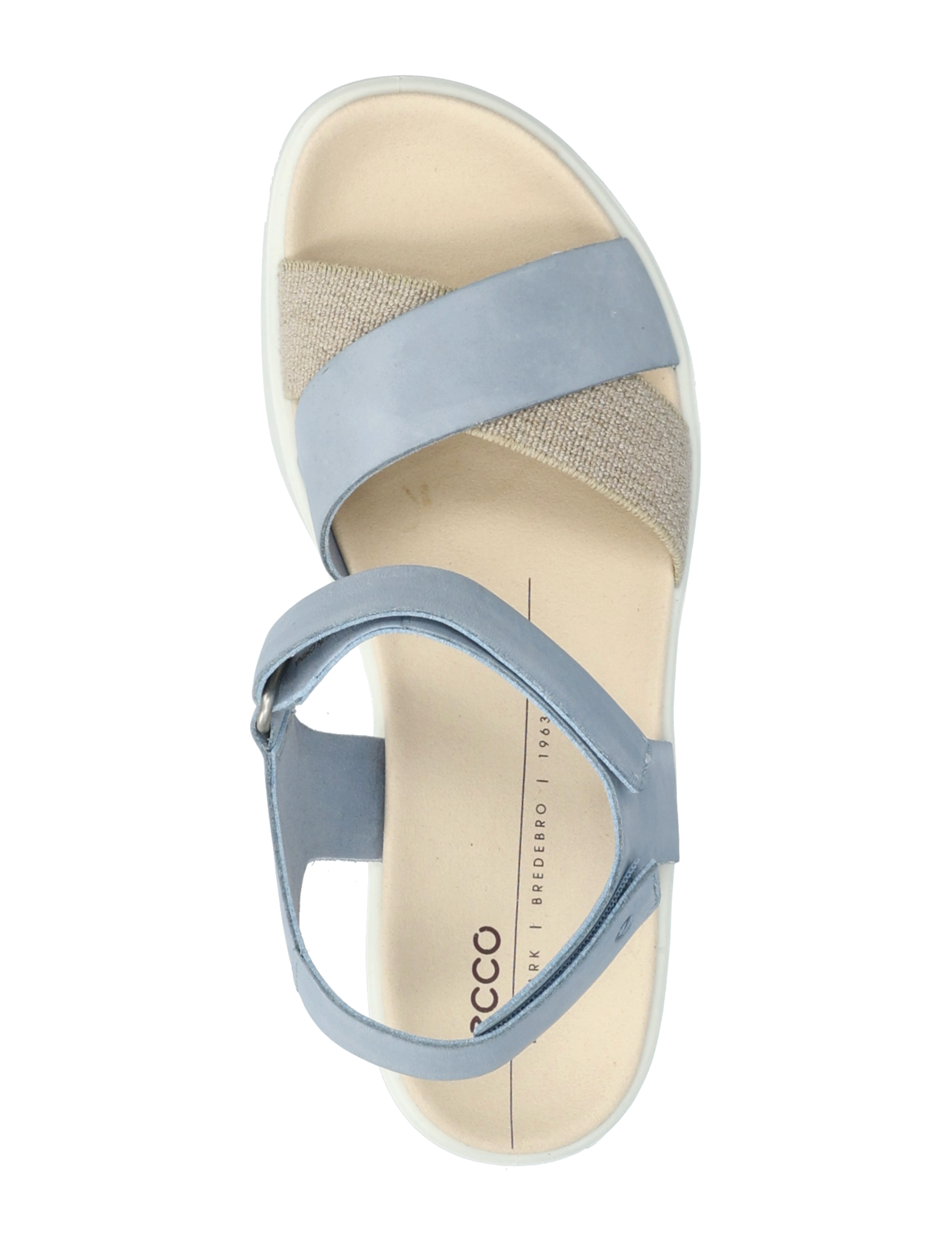 ECCO - FLOWT WEDGE LX W - platformsandaler - dusty blue - 3