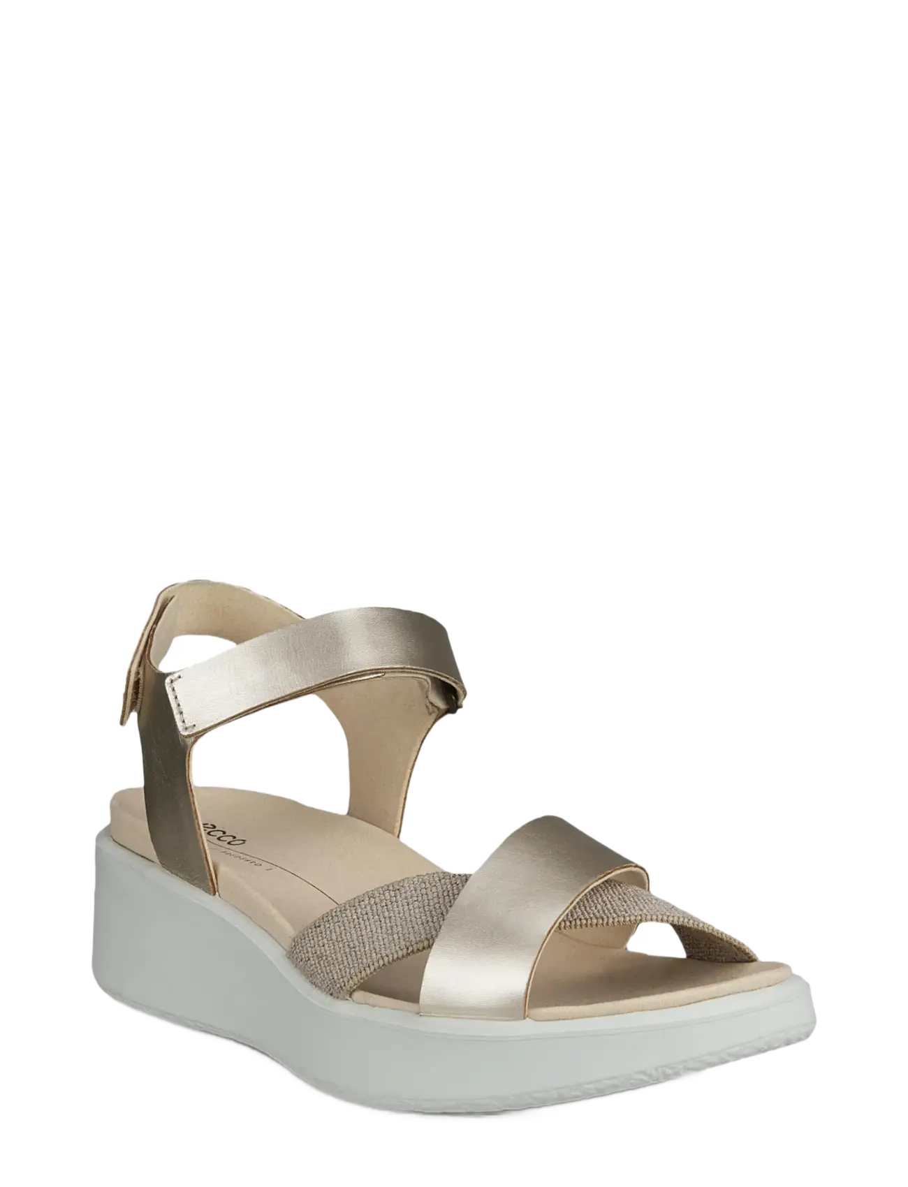 ECCO Flowt Wedge Lx W, 40, Gold, Hæle > Sandaler Med Hæl, Dame