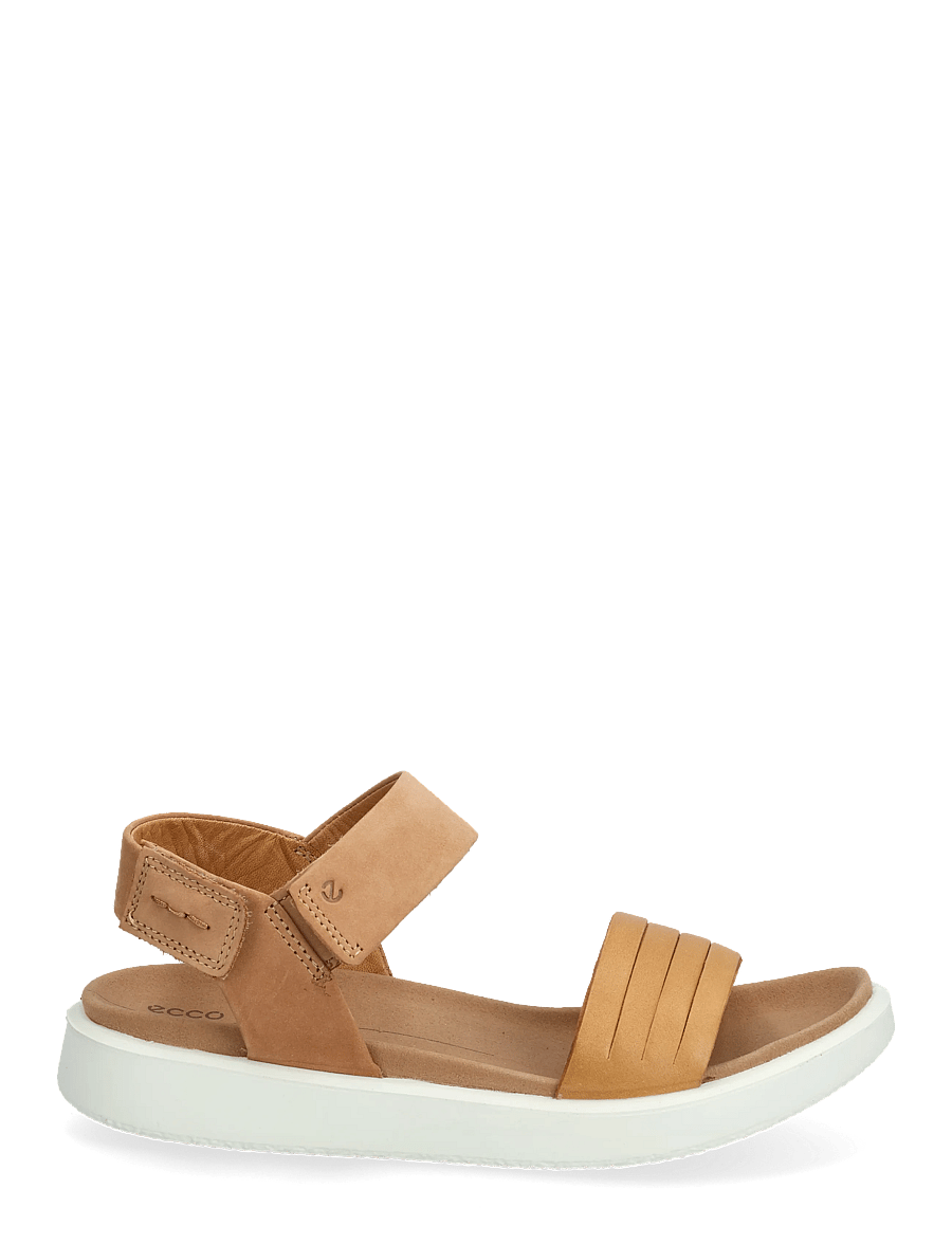 ECCO - FLOWT W - platta sandaler - lion/cashmere - 1