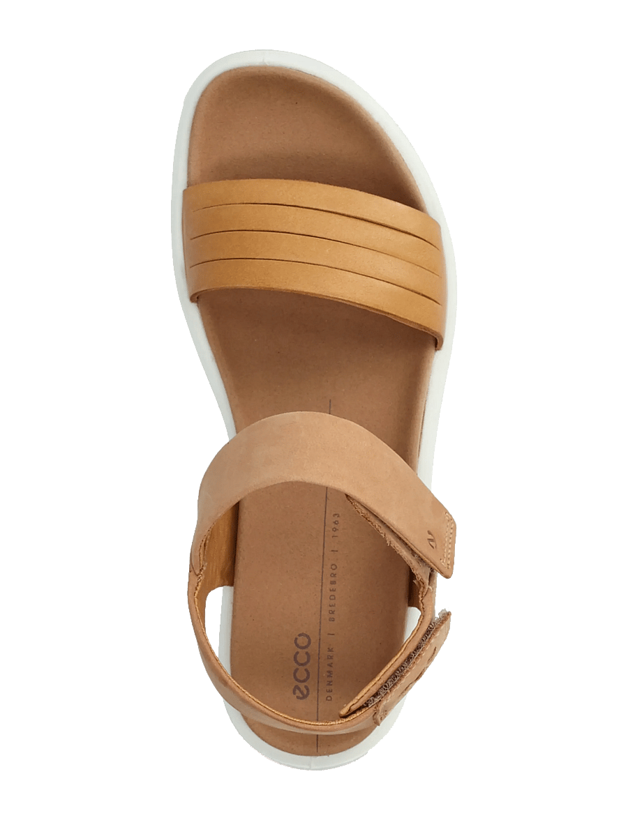 ECCO - FLOWT W - platta sandaler - lion/cashmere - 3