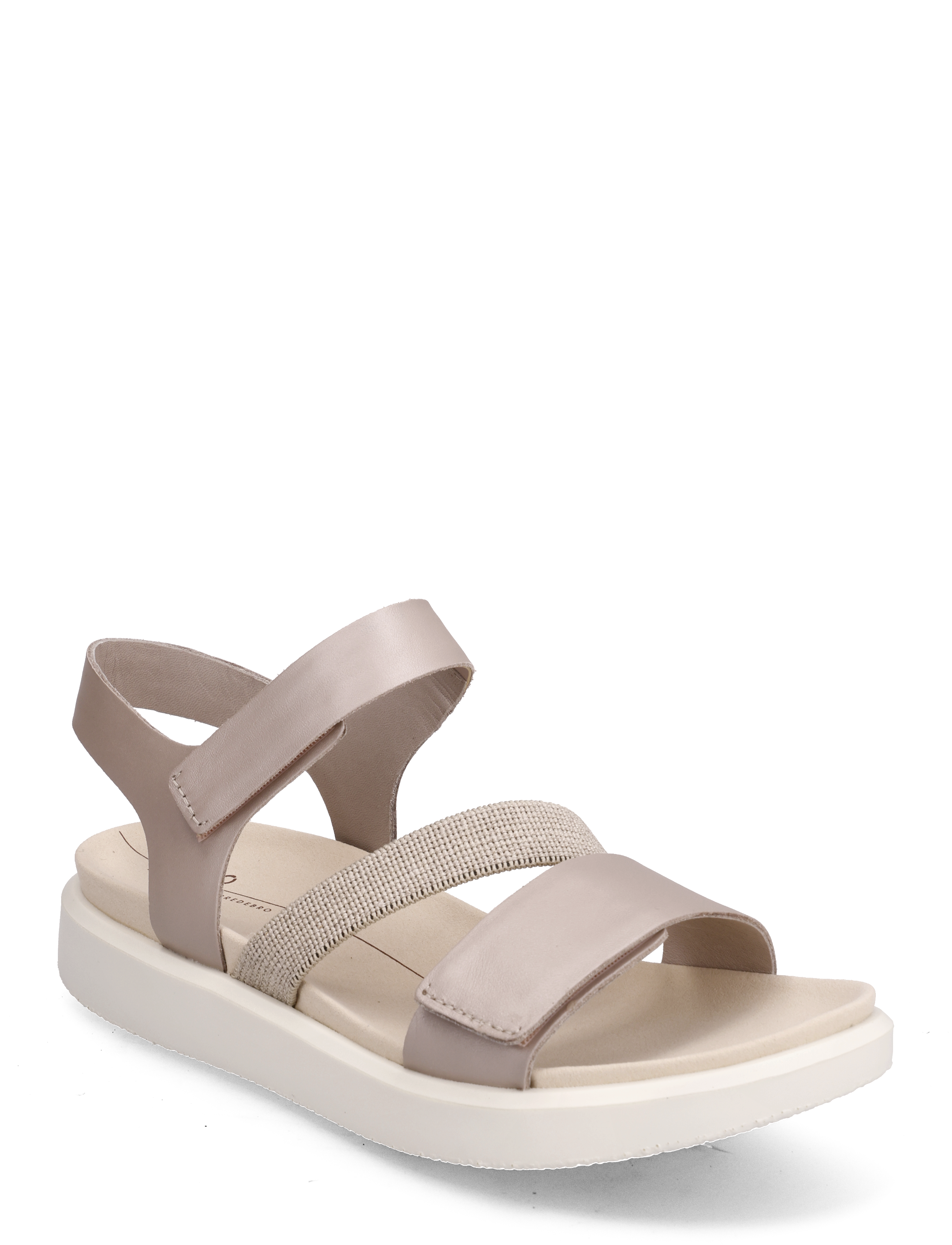 ECCO FLOWT W - Flache Sandalen - GREY ROSE METALLIC / multi