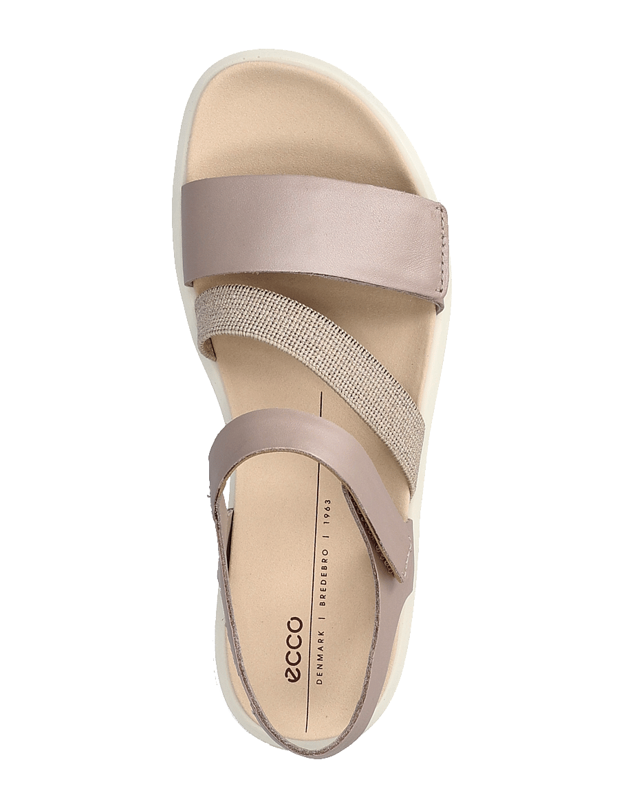 ECCO - FLOWT W - flache sandalen - grey rose metallic - 3