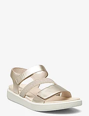 ECCO - FLOWT W - flate sandaler - pure white gold - 0