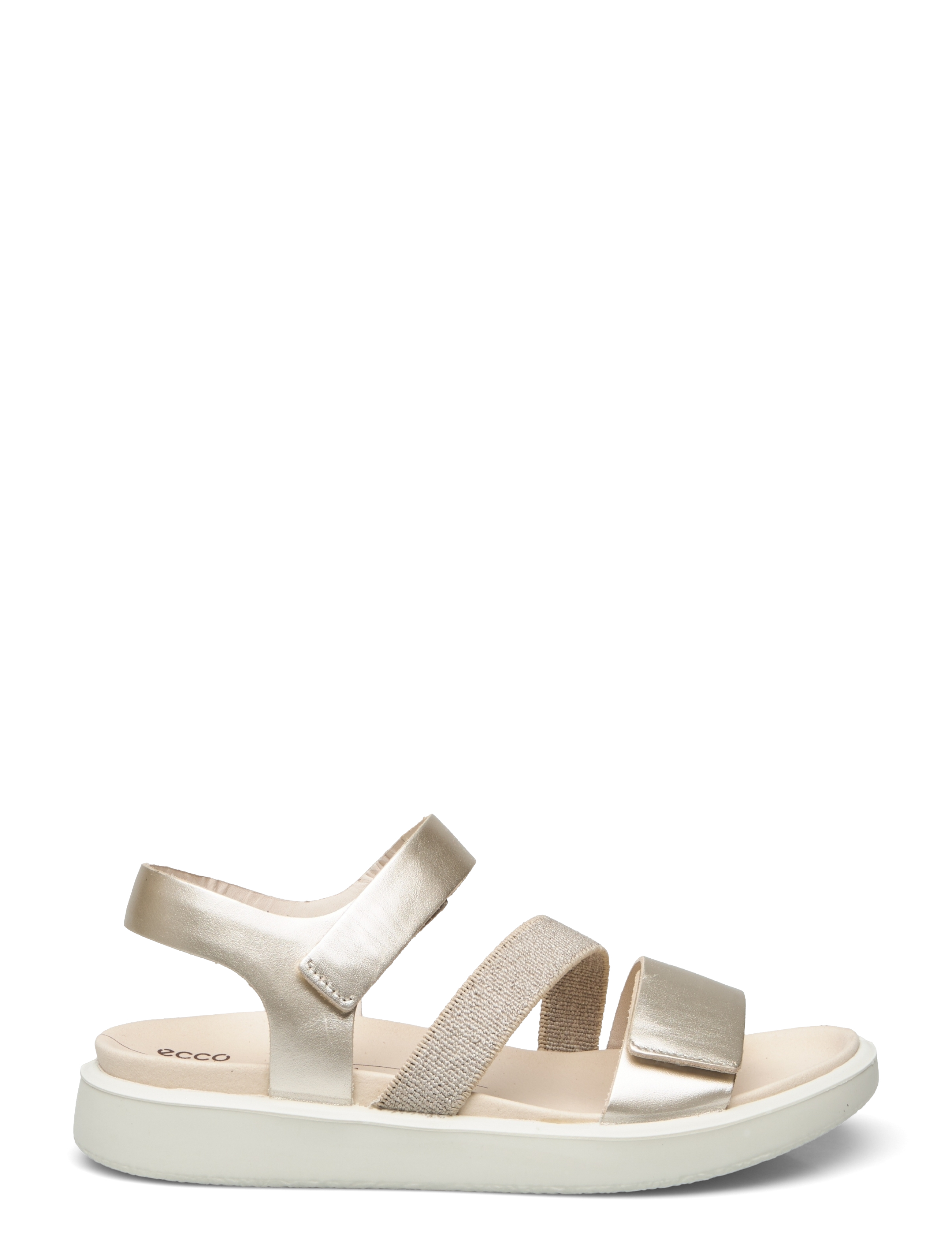 ECCO - FLOWT W - flade sandaler - pure white gold - 2