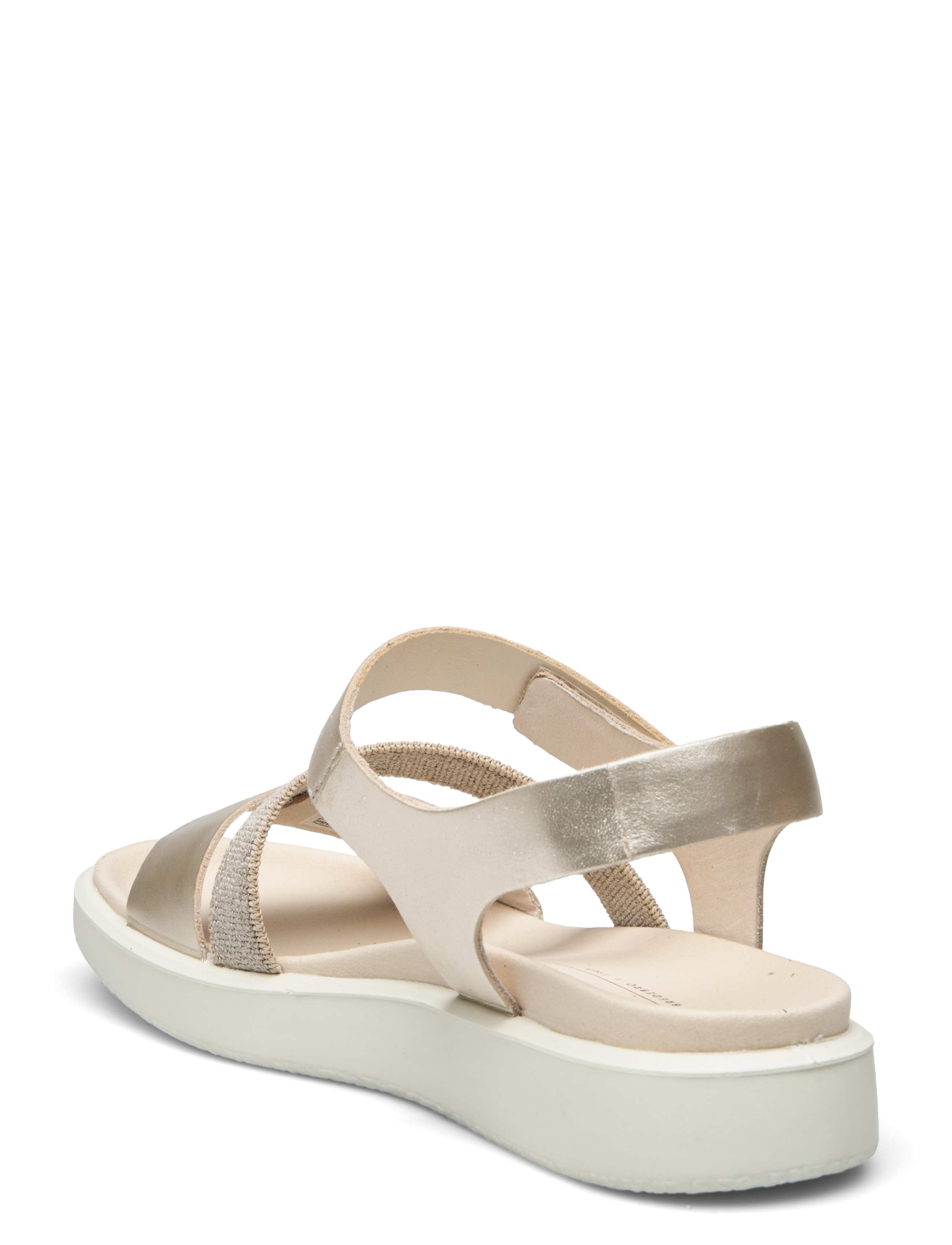 ECCO - FLOWT W - flade sandaler - pure white gold - 3