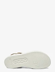 ECCO - FLOWT W - platta sandaler - pure white gold - 5