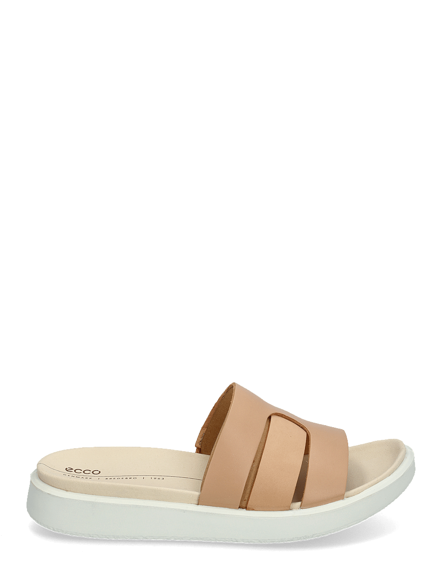 ECCO - FLOWT W - flache sandalen - biscuit/biscuit - 1